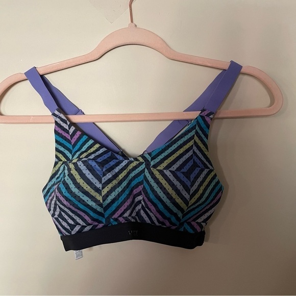 Victoria's Secret VS Sport Purple Print Sports Bra - Picture 1 of 9